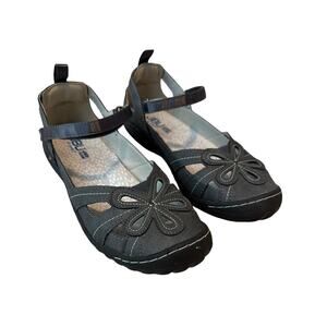 JBU By Jambu Size 7 Grey Mary Jane Magnolia Women’s Slip Ons